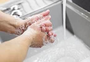 手洗い　消毒　石鹸　次亜塩素酸水　電解水